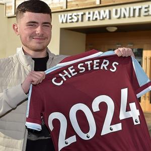 Who is Daniel Chesters from West Ham United? When did he debut on West Ham? Does he have a girlfriend?